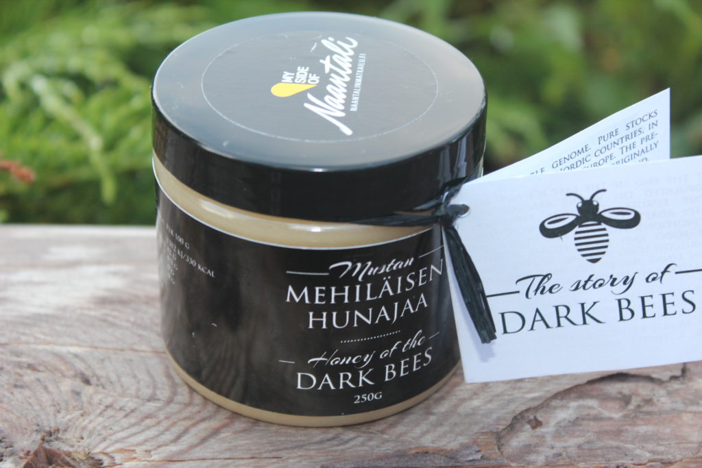 Dark bees honey